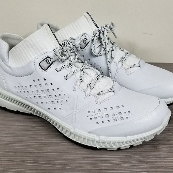 Ecco Intrinsic Mid Cut Sneaker, White/Bright, Womens Size 9-9.5 / 40 - Picture 3 of 11